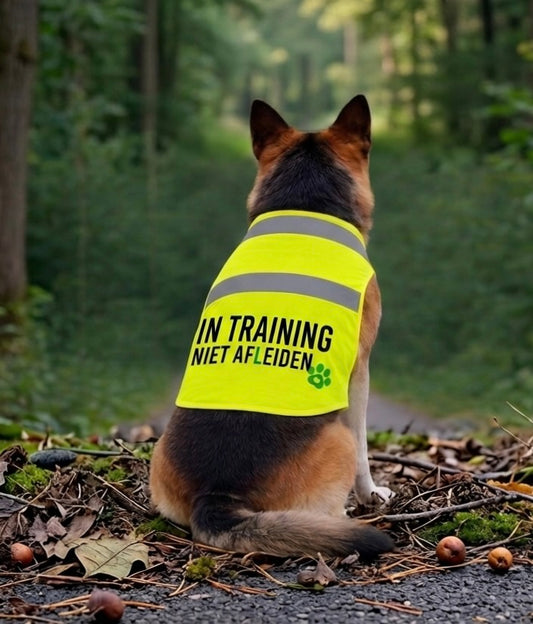 Gele Hondenhesje - In training niet afleiden