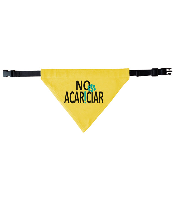 Gele halsband bandana - NIET AAIEN