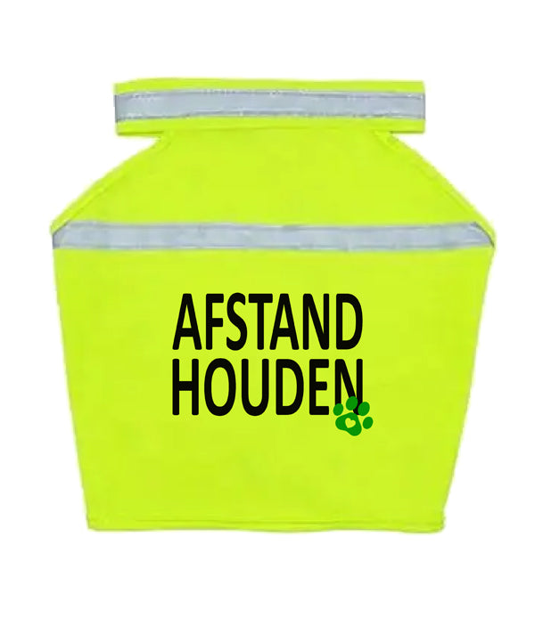 Gele Hondenhesje - Afstand houden