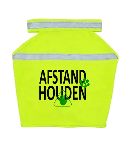 Gele Hondenhesje - Afstand houden