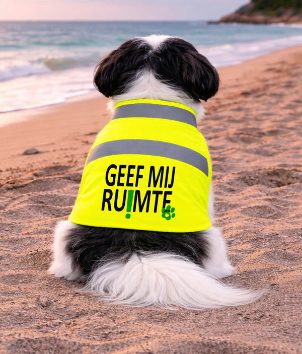 Gele Hondenhesje - Geef mij ruimte