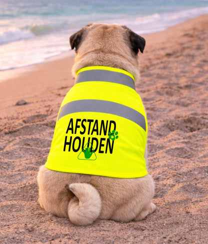 Gele Hondenhesje - Afstand houden